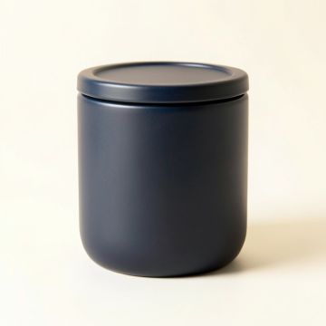 Rowan Branch Storage Canister With Lid - Navy (synthetic illustration; no displayed measurements)
