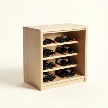 Kincer Bar With Wine Storage (synthetic illustration; no displayed measurements)