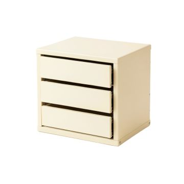 Cliff Branch Small-Parts Storage Drawer Cabinet - Ivory