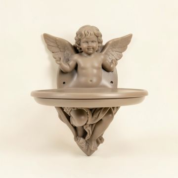 Cathedral Cherub Sculptural Wall Shelf (synthetic illustration; no displayed measurements)