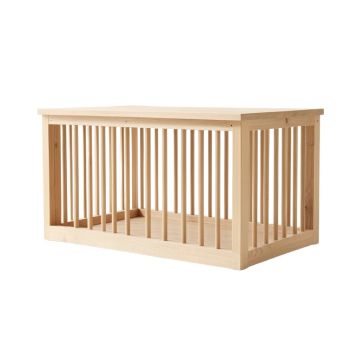 Aspen Bend Empty Furniture-Style Pet Crate - Beige