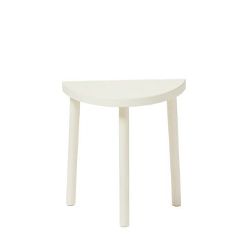 Vale Arc Compact Balcony Table - White