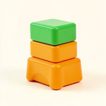 Children Climbing Blocks (synthetic illustration; no displayed measurements)