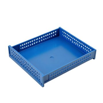 Slate Canyon Empty Under-Desk Cable Tray - Blue