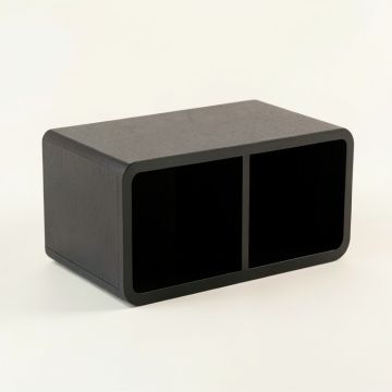 Olive Branch Low Toy Storage Unit - Black (synthetic illustration; no displayed measurements)