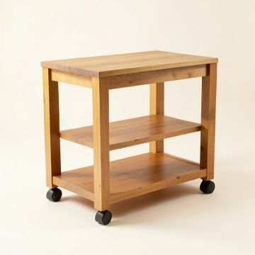 Fahra Wooden Serving Kithchen Cart (synthetic illustration; no displayed measurements)