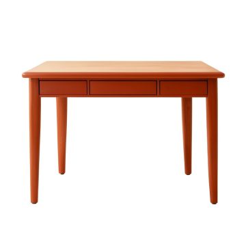 Field Bend Writing Desk - Terracotta (synthetic illustration; no displayed measurements)