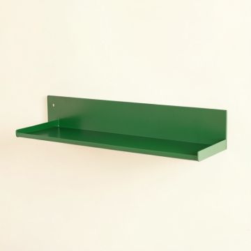 Meadow Bridge Wall-Mounted Shelf - Green (synthetic illustration; no displayed measurements)