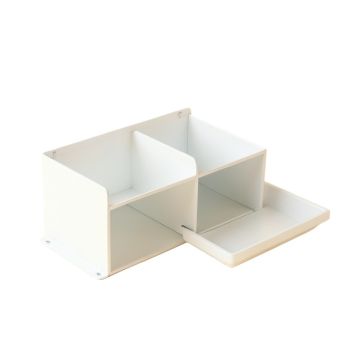 Olive Bridge Empty Coffee-Station Organizer - White