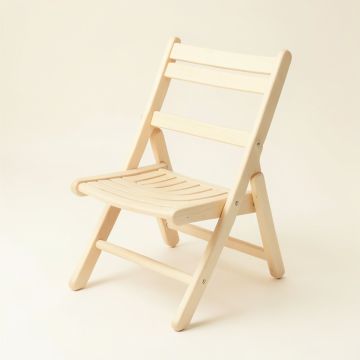 Fern Bluff Folding Outdoor Chair - Ivory (synthetic illustration; no displayed measurements)