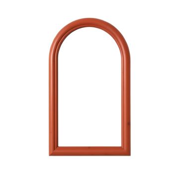 Brook Brook Framed Wall Mirror - Terracotta