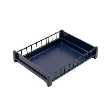 Glen Bridge Empty Under-Desk Cable Tray - Navy