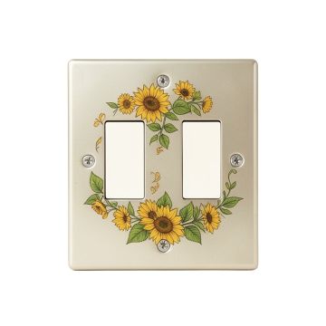 Sunflower Double Toggle Light Switch