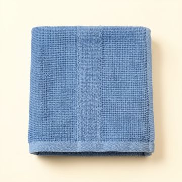 Vale Crest Bath Towel - Blue (synthetic illustration; no displayed measurements)