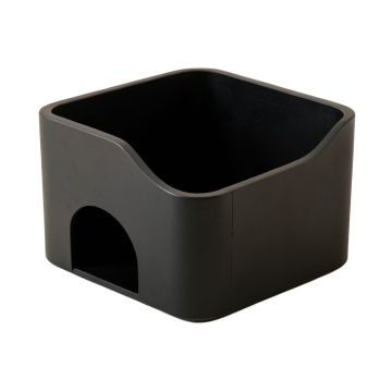 Wren Brook Empty Furniture-Style Litter Enclosure - Black