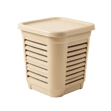 Holly Brook Closed Garden Compost Bin - Beige
