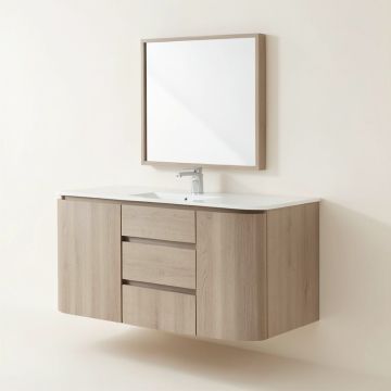 Fennella 16 '' Wall-Mounted Single Bathroom Vanity Set (synthetic illustration; no displayed measurements)