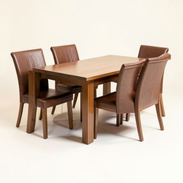 Artin 5 - Piece Solid Wood Breakfast Dining Set (synthetic illustration; no displayed measurements)