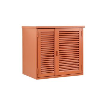 Elm Dell Wall-Mounted Entry Cabinet - Terracotta