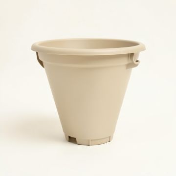 River Bend Empty Railing Planter With Integral Brackets - Beige (synthetic illustration; no displayed measurements)