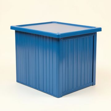 Field Crossing Closed Outdoor Storage Box - Blue (synthetic illustration; no displayed measurements)
