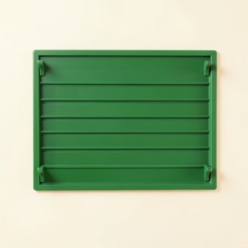 Lake Bend Empty Wall-Mounted Tool Organizer Panel - Green (synthetic illustration; no displayed measurements)