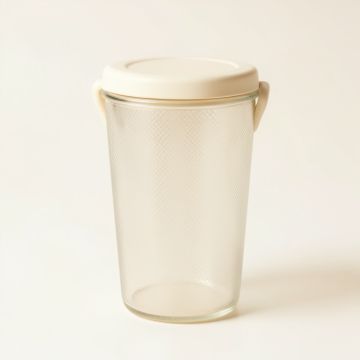 Linden Crossing Storage Canister With Lid - Cream (synthetic illustration; no displayed measurements)