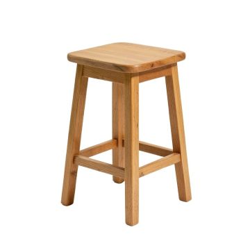 Abramowitz Solid Wood Bar & Counter Stool