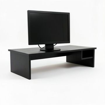 Dawn Fold Desktop Monitor Riser - Black (synthetic illustration; no displayed measurements)