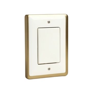 Classic Beaded 1-Gang Rocker Wall Plate