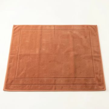 Linden Brook Bath Mat - Terracotta (synthetic illustration; no displayed measurements)
