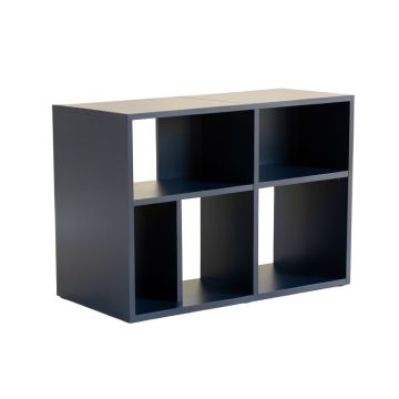 Glen Edge Desktop Shelving Unit - Navy