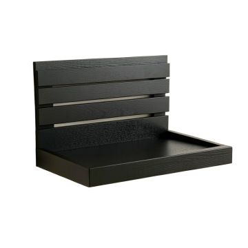 Holly Crossing Wall-Mounted Entryway Organizer Shelf - Black