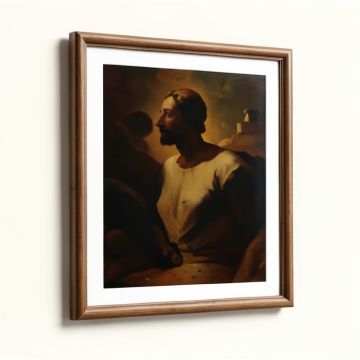 `` The Architect '' By Roger De La Fresnaye Framed Painting Print (synthetic illustration; no displayed measurements)
