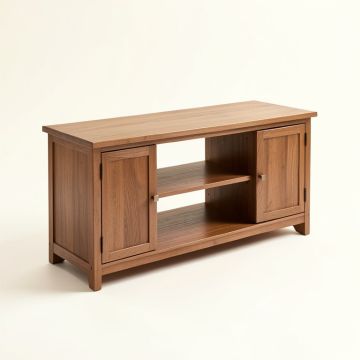 Carlito 58 '' Solid Wood Console Table (synthetic illustration; no displayed measurements)