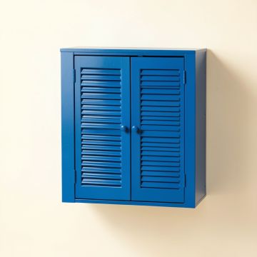 Holly Dale Wall-Mounted Laundry Cabinet - Blue (synthetic illustration; no displayed measurements)