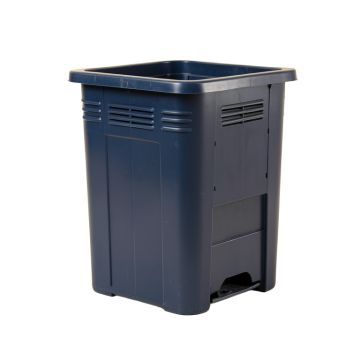 Clay Crest Closed Garden Compost Bin - Navy