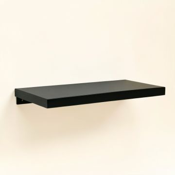 Clay Branch Wall-Mounted Shelf - Black (synthetic illustration; no displayed measurements)