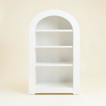 Hill Canyon Freestanding Bookcase - White (synthetic illustration; no displayed measurements)