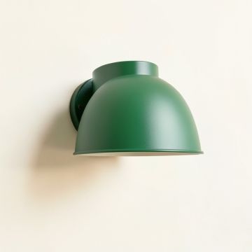 Elm Crossing Wall Sconce Mounted On A Plain Wall - Green (synthetic illustration; no displayed measurements)