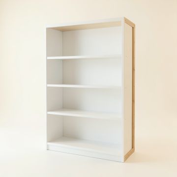 Stone Canyon Freestanding Bookcase - White (synthetic illustration; no displayed measurements)