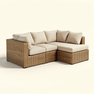 Elhana Patio Sectional With Cushions (synthetic illustration; no displayed measurements)