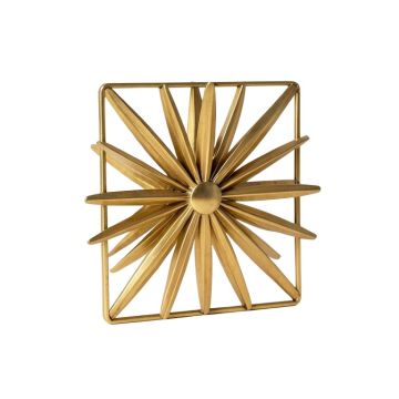 Starburst Square Metal Wall Décor (synthetic illustration; no displayed measurements)