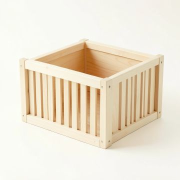 Heath Bend Empty Furniture-Style Litter Enclosure - Ivory (synthetic illustration; no displayed measurements)