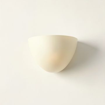 River Bend Wall Sconce Mounted On A Plain Wall - Ivory (synthetic illustration; no displayed measurements)