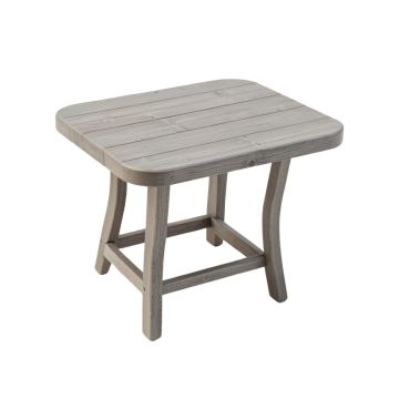 Moss Arc Compact Balcony Table - Gray