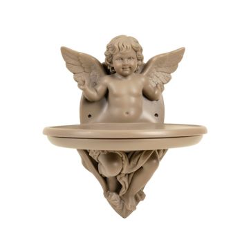 Cathedral Cherub Sculptural Wall Shelf
