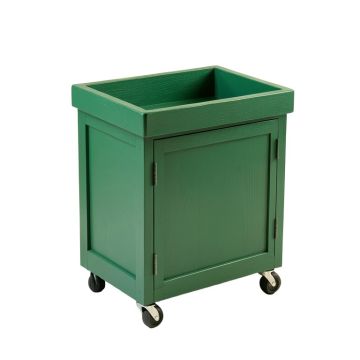 Rowan Crest Empty Rolling Workshop Cart - Green