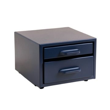 Elm Crossing Small-Parts Storage Drawer Cabinet - Navy