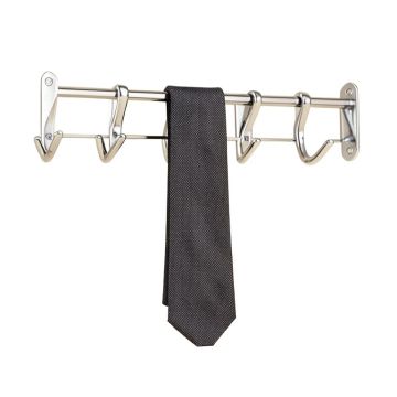 Evelots Tie , Belt , Scarf , Jewelry Rack-Hanger-Closet Organizer-Chrome-14 Hooks